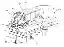 Fig. 01 - Modification of an industrial vehicle to include a containment area and mounting assembly for an alternate fuel