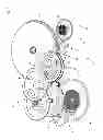 Fig. 02 - Timepiece with coupled oscillators in chronograph mode
