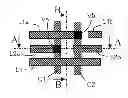 Fig. 01 - Lithographic method for making networks of conductors connected by vias