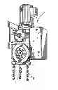 Fig. 01 - Door machine having chain disk locking mechanism
