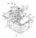 Fig. 01 - Cover mounted handle operating mechanism with integrated interlock assembly for a busplug enclosure