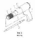 Fig. 02 - CHIPPING HAMMER CLAMPING STRUCTURE FOR A PNEUMATIC TOOL