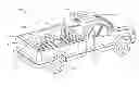 Fig. 01 - VEHICLE BACKUP CAMERA FOR VIEWING A MID-CHASSIS MOUNTED TRAILER HITCHING STRUCTURE