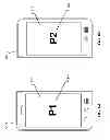 Fig. 12 - DISPLAYING OF CHARGING STATUS ON DUAL SCREEN DEVICE