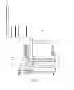 Fig. 06 - Horizontal adjustment device of upper base of barcode printer