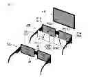 Fig. 10 - ACTIVE SHUTTER GLASSES, PASSIVE GLASSES, AND STEREOSCOPIC IMAGE PROJECTION SYSTEM