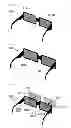 Fig. 12 - ACTIVE SHUTTER GLASSES, PASSIVE GLASSES, AND STEREOSCOPIC IMAGE PROJECTION SYSTEM