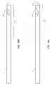 Fig. 23 - Solid-body catheter including lateral distal openings
