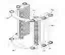 Fig. 01 - Elastic retention wheels and wafer adapter containing the same wheels