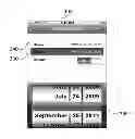 Fig. 01 - Quick data entry lanes for touch screen mobile devices
