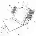 Fig. 01 - MOBILE ELECTRONIC DEVICE PROTECTIVE COVER WITH TABLET PC AND FLAT SPEAKER SUPPORT FUNCTION