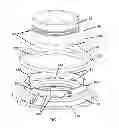 Fig. 03 - Turbocharger variable-nozzle assembly with vane sealing arrangement