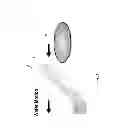 Fig. 02 - Prevention of particle adders when contacting a liquid meniscus over a substrate