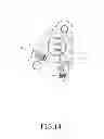 Fig. 15 - Four-link hydraulic buffer knee joint assembly