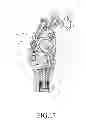 Fig. 18 - Four-link hydraulic buffer knee joint assembly