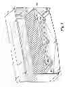 Fig. 04 - Cooking grill and burner having V-shaped firebox