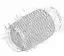 Fig. 01 - Method for manufacturing exhaust connection member with preformed braided cover