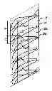 Fig. 01 - Blade row for a turbomachine