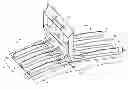 Fig. 01 - Tapered height curved composite stringers and corresponding panels