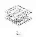 Fig. 03 - Flow field plate with relief ducts for fuel cell stack