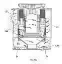 Fig. 10 - Cyclonic separation apparatus for a vacuum cleaner