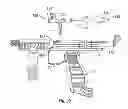 Fig. 21 - Paintball marker with quick access receiver