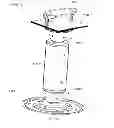 Fig. 40 - System for mounting objects to polymeric membranes