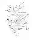 Fig. 12 - Method of manufacturing a thermally-assisted magnetic recording head that suppresses protrusion of a plasmon generator