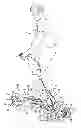 Fig. 01 - Snowboard simulation riding device
