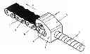 Fig. 01 - Device for fixing an end-side of a chain
