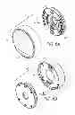 Fig. 09 - Thermostat with wiring terminals configured for spatial compactness and ease of wire installation