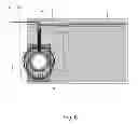 Fig. 07 - Retractable hanging assembly for cookware and utensils