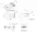 Fig. 01 - Clip for construction machinery, having a latch that moves in multiple directions