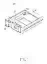 Fig. 02 - Housing with rotation arm and panel for securing hard disk drive therein