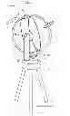 Fig. 01 - Device to reflect in a desired direction a laser beam emitted by a laser device mounted with an aircraft