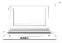 Fig. 01 - DISPLAY DEVICE WITH HEAT DISSIPATING STRUCTURES AND ELECTRONIC DEVICE USING THE SAME