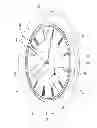 Fig. 08 - Timer movement with a display for world time zones