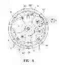 Fig. 10 - Timer movement with a display for world time zones