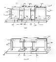 Fig. 08 - Thermoelectric device which provides for varying the effective height of the contacts of a thermocouple, and method for manufacturing the device