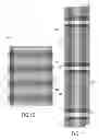 Fig. 09 - Turbomachine blade or vane having complementary asymmetrical geometry