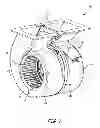 Fig. 02 - Double inlet centrifugal blower with peripheral motor