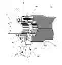Fig. 01 - Screw mounting structure of an injection molding machine
