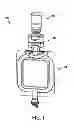 Fig. 02 - System and method for mixing the contents of two containers