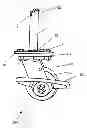 Fig. 01 - Port-A-Plow storage caster device for snowplows