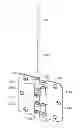Fig. 01 - Door hinge assembly