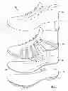 Fig. 02 - Golf shoe with natural motion structures