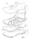 Fig. 02 - Golf shoe with natural motion structures
