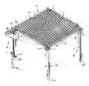 Fig. 01 - Chain drive system for bi-parting slatted floor