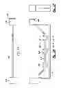 Fig. 07 - Concrete form brace having article securing mechanism