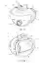 Fig. 34 - Full face respiratory mask with integrated nasal interface
